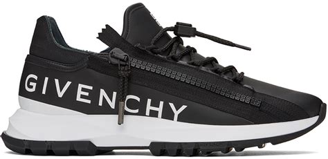 Givenchy: Black & White Spectre Sneakers 